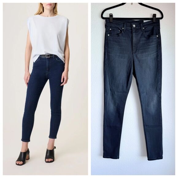 rag & bone Denim - NWT Rag & Bone Nina High Rise Skinny Jeans in New Gate Dark Wash Size 30